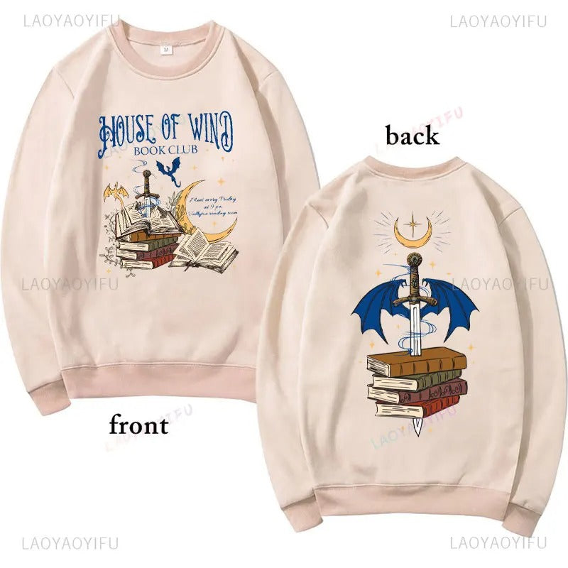 House of Wind Bookclub Sweatshirt Booktok Collection