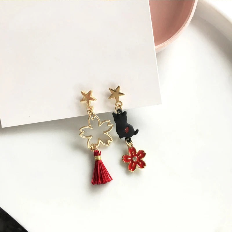 Asymmetrical Cute Pet Earrings Collection