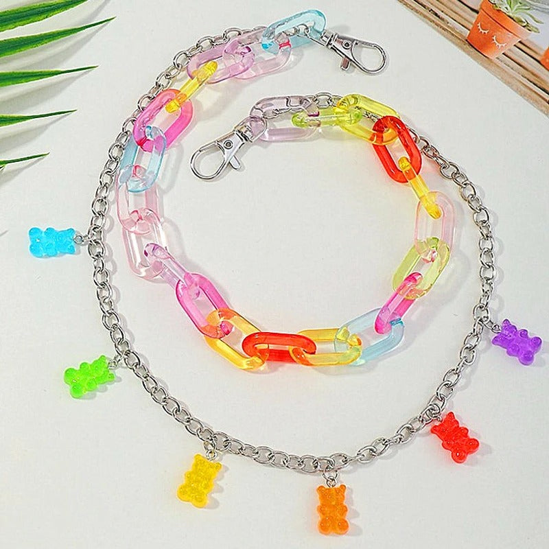 Gummy Bear Jeans Chain Candy Jewellery