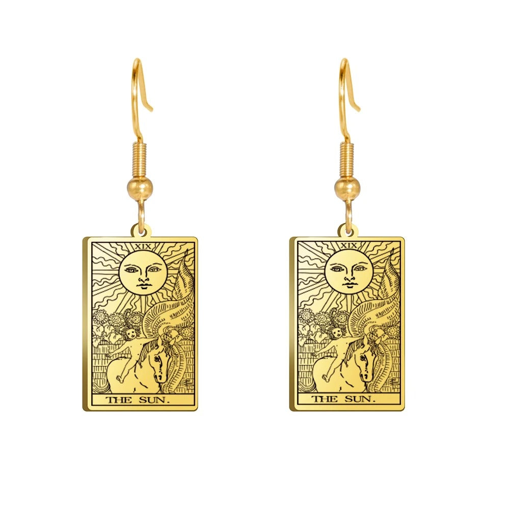 Tarot Card Earrings