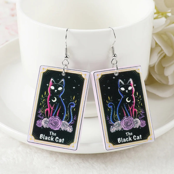 Tarot Card Earrings | Galaxy Design voor Kosmische Spirituelen