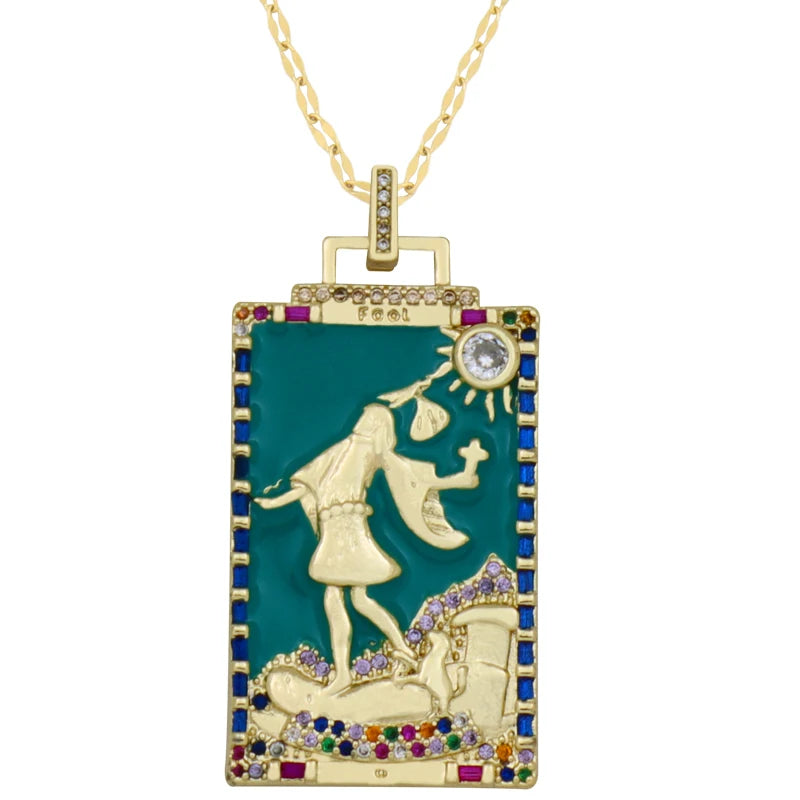 Tarot Card Necklace