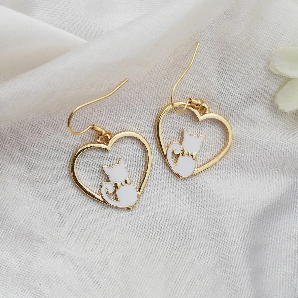 Asymmetrical Cute Pet Earrings Collection