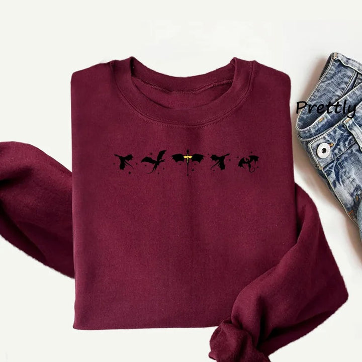 Fourth Wing Minimalistic Sweatshirt