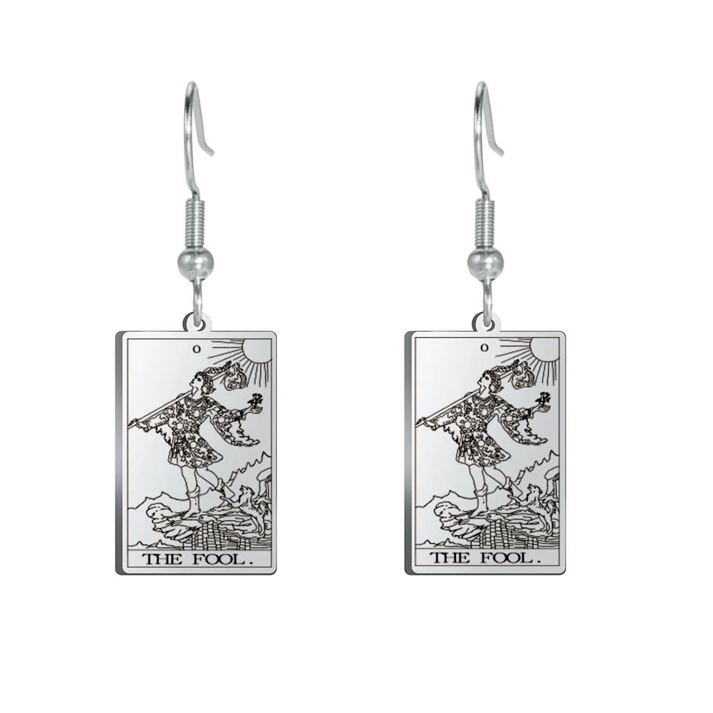 Tarot Card Earrings