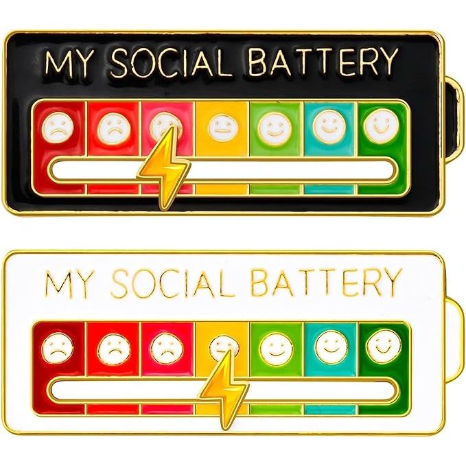 My Social Battery Interactieve Pin