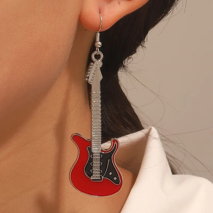 80's Rock Star | Guitar Earrings