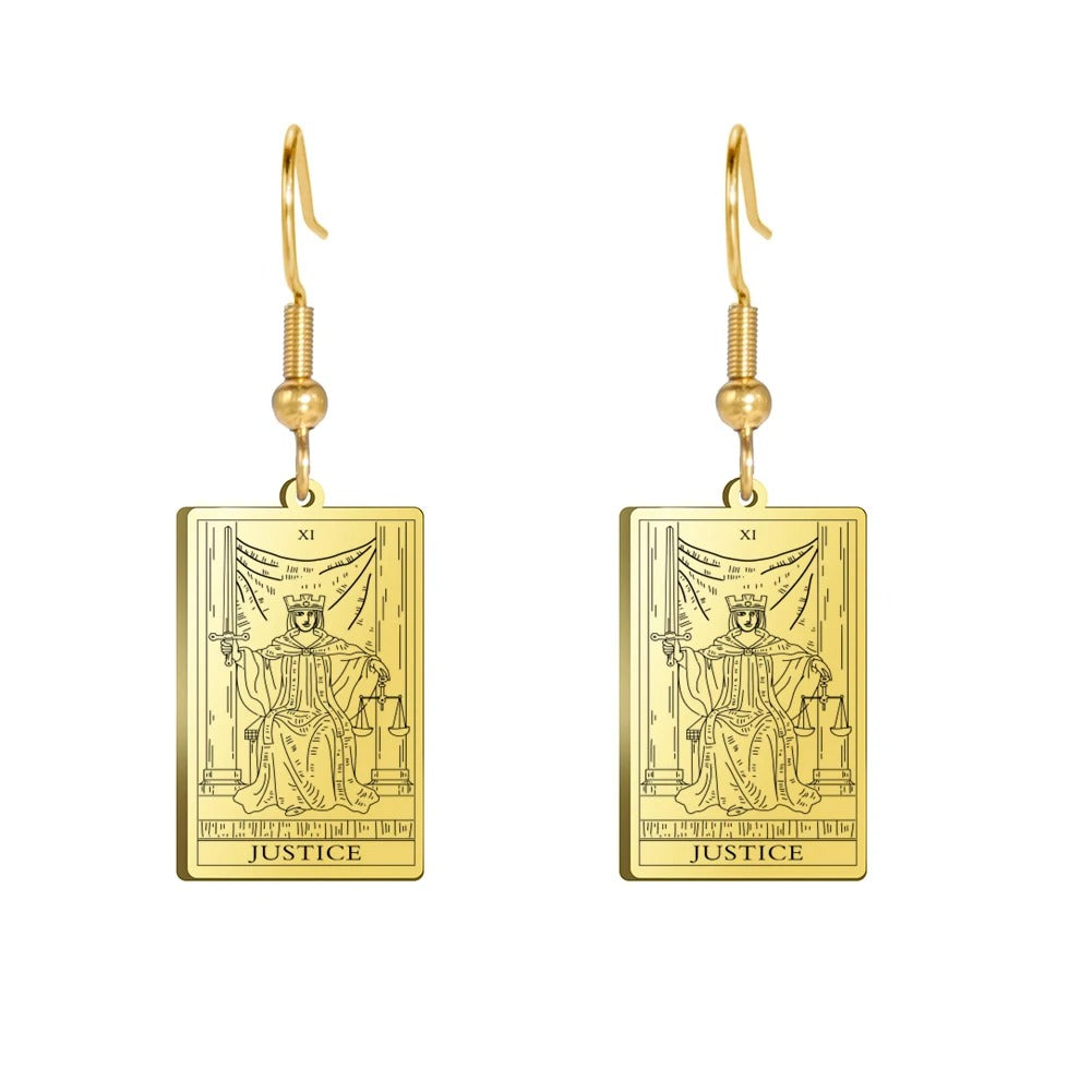 Tarot Card Earrings