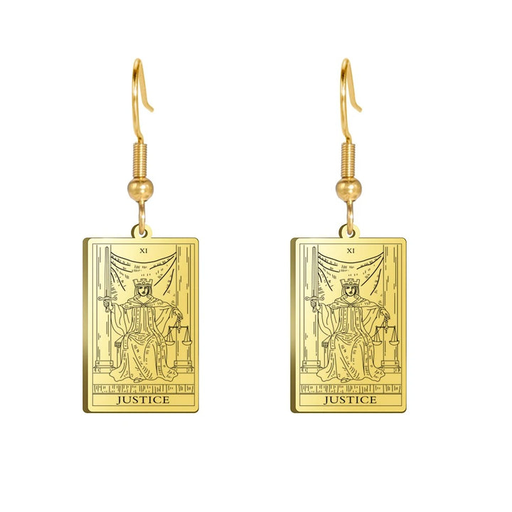 Tarot Card Earrings