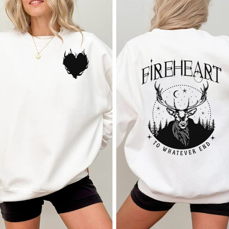 Fire Heart Sweatshirt | Throne of Glass Merch