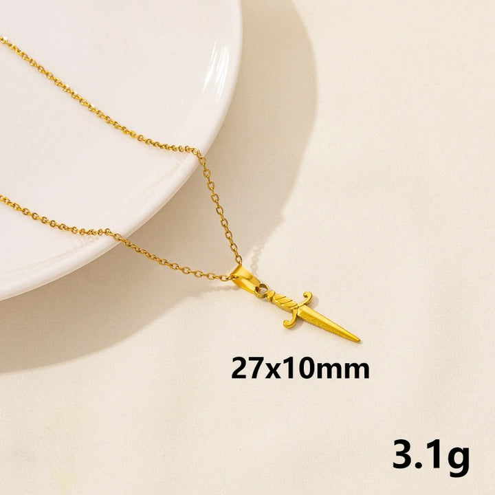 Minimalistic Necklace 14k Plated Gift For Him