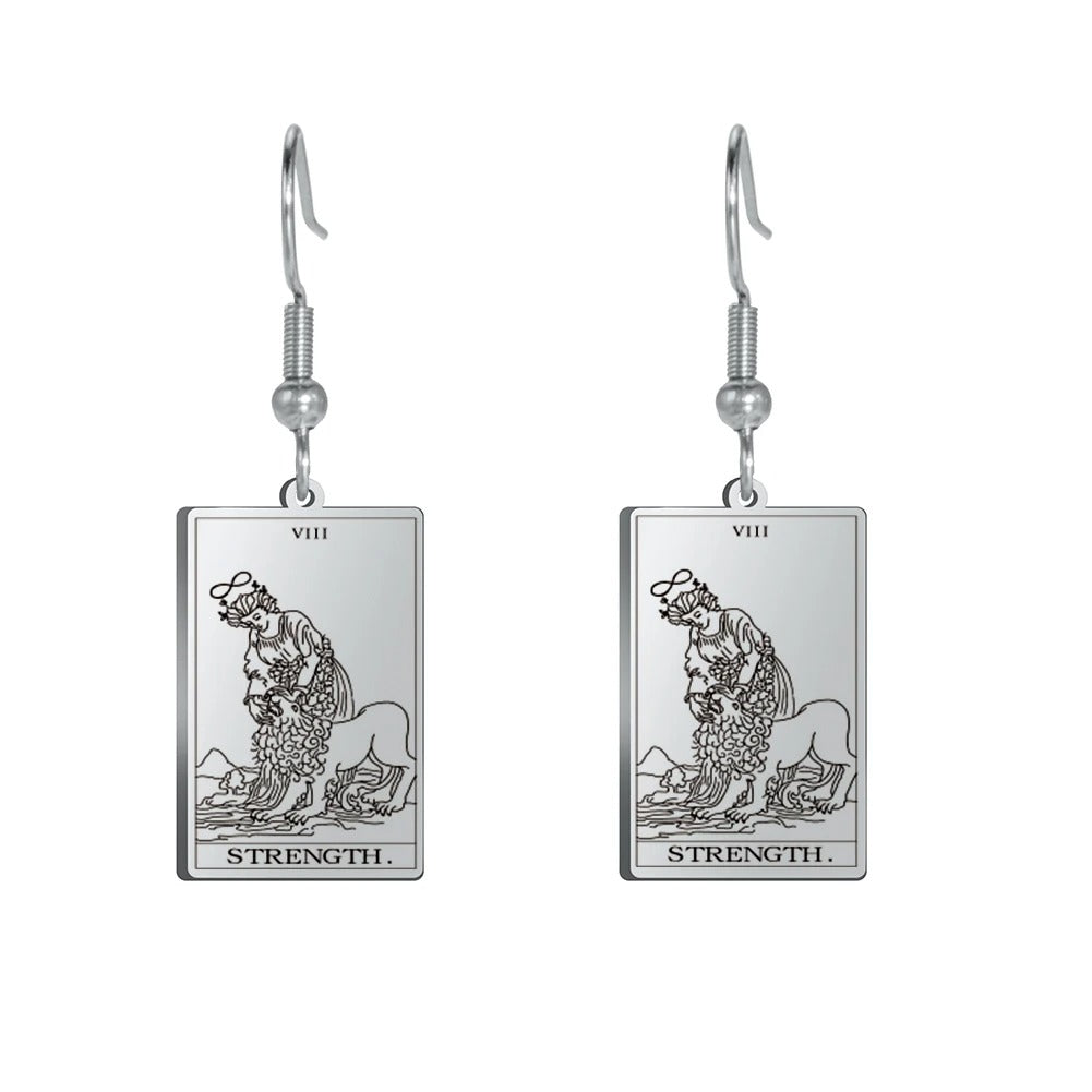 Tarot Card Earrings