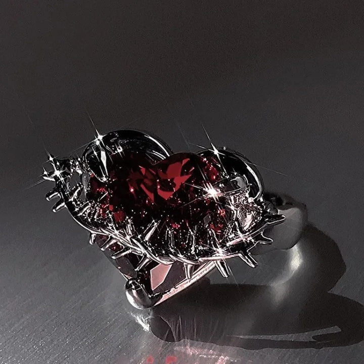 Demon Heart Ring | Fantasy Collection (Resizable)