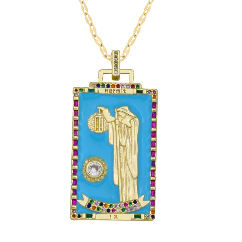 Tarot Card Necklace