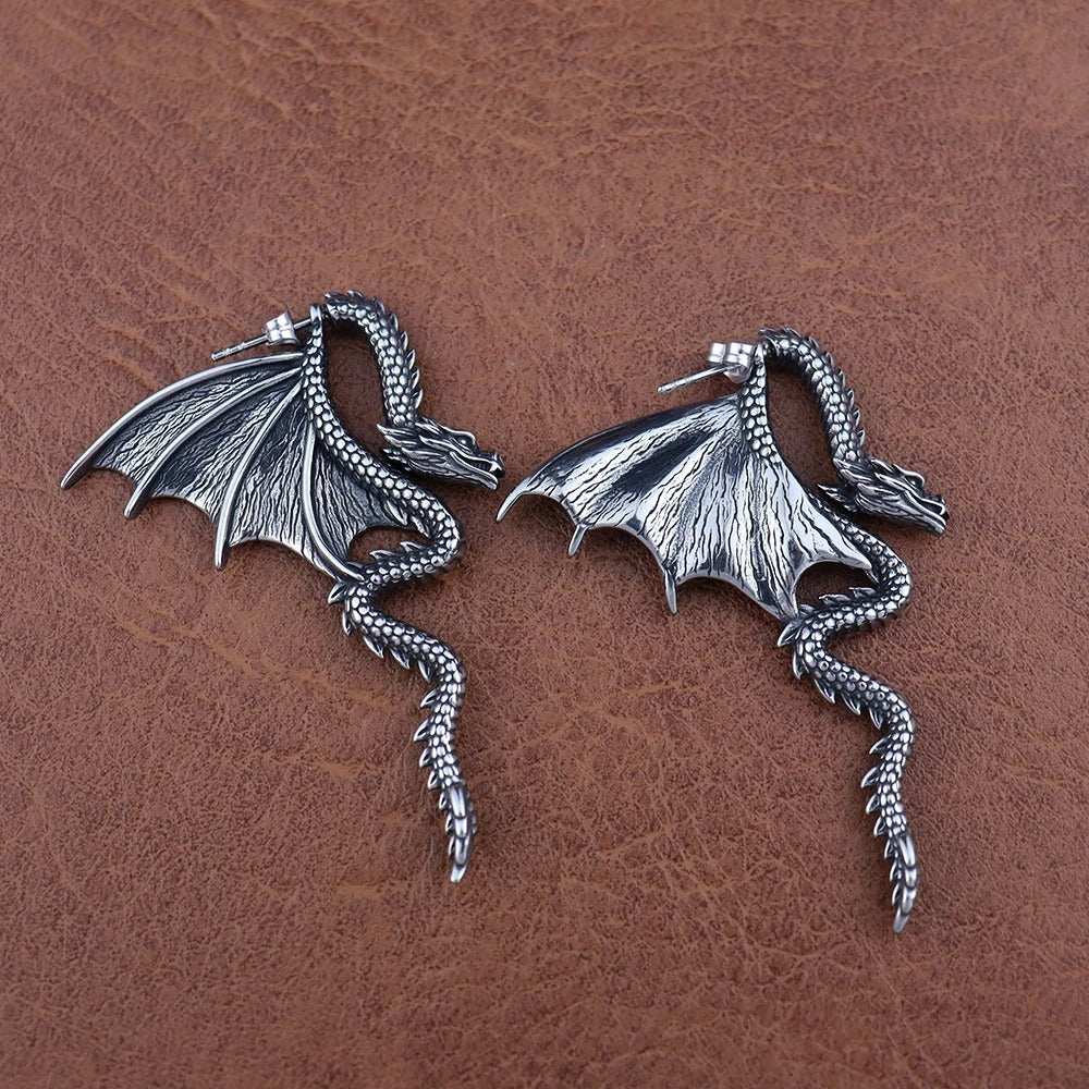 Fourth Wing Dragon Earrings | Fantasy Collection