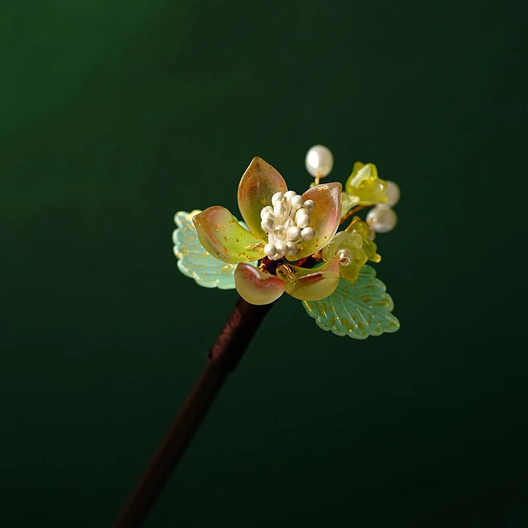 Original Chinese Blossom Hairpins | Tijdloze Elegantie