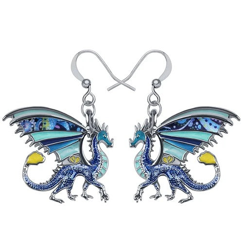 Floral Dragon Earrings | Booktok Collection