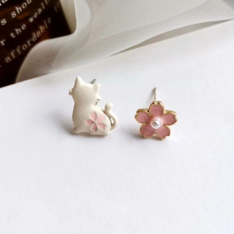 Asymmetrical Cute Pet Earrings Collection