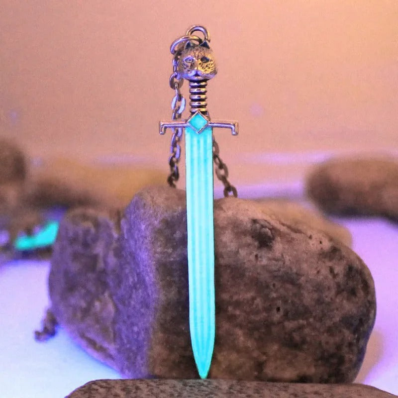 Moonlight Sword Necklace (Glow in the Dark) | Fantasy Collection