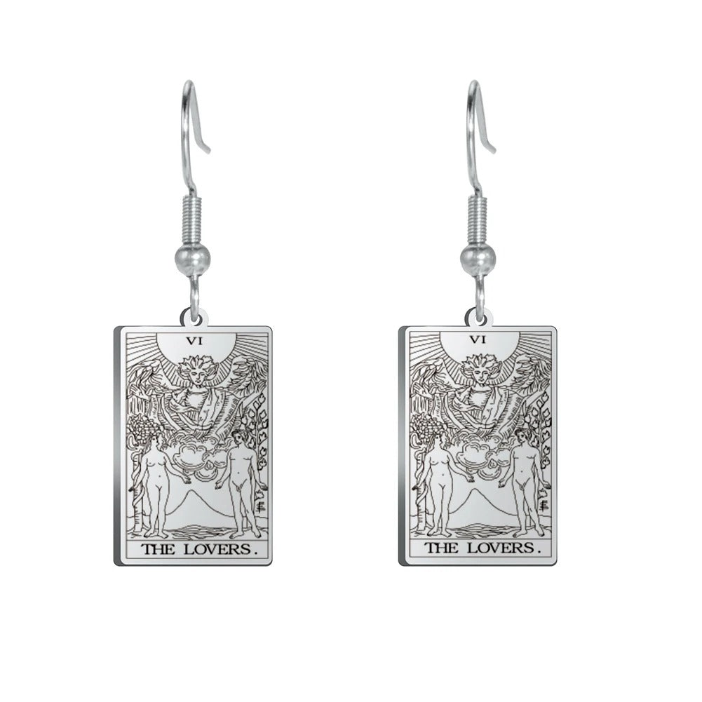 Tarot Card Earrings