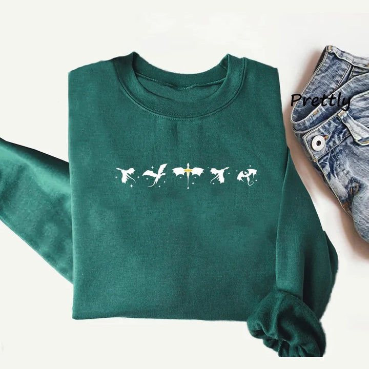 Fourth Wing Minimalistic Sweatshirt