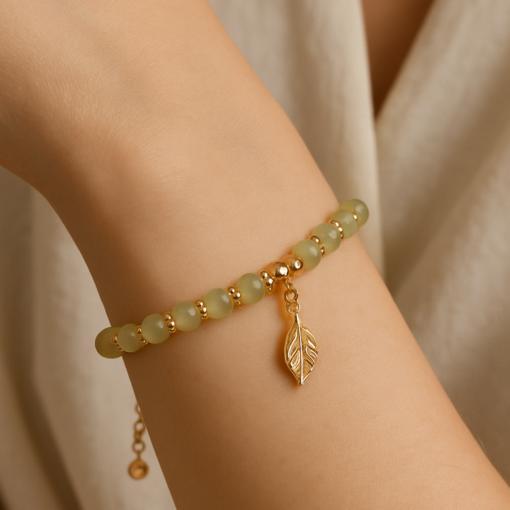 Bracelet perlé Boomblad | Or plaqué 14K