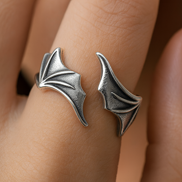 Bague Vleugels de Rhysand | Argent Sterling, Bijou Fantaisie ACOTAR