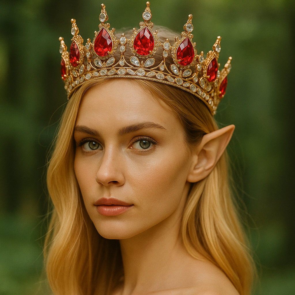 Crystal Fantasy Crown | 14K Gold Plated
