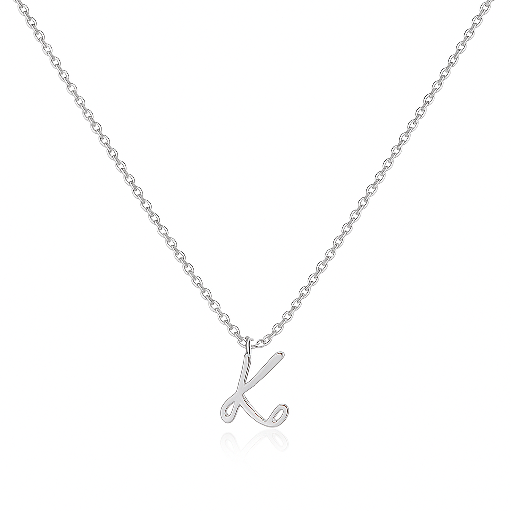 Collana Iniziale Minimalista | Argento Sterling 925