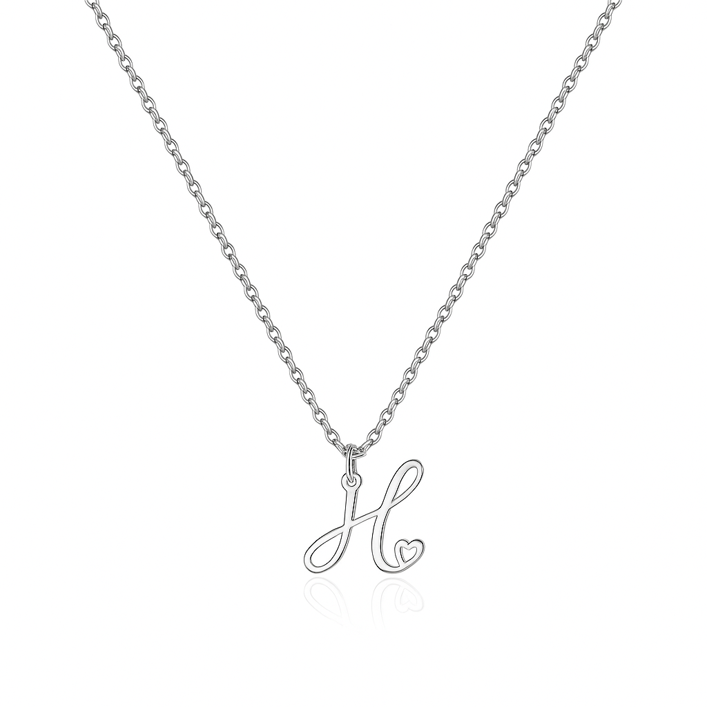 Collana Iniziale Minimalista | Argento Sterling 925