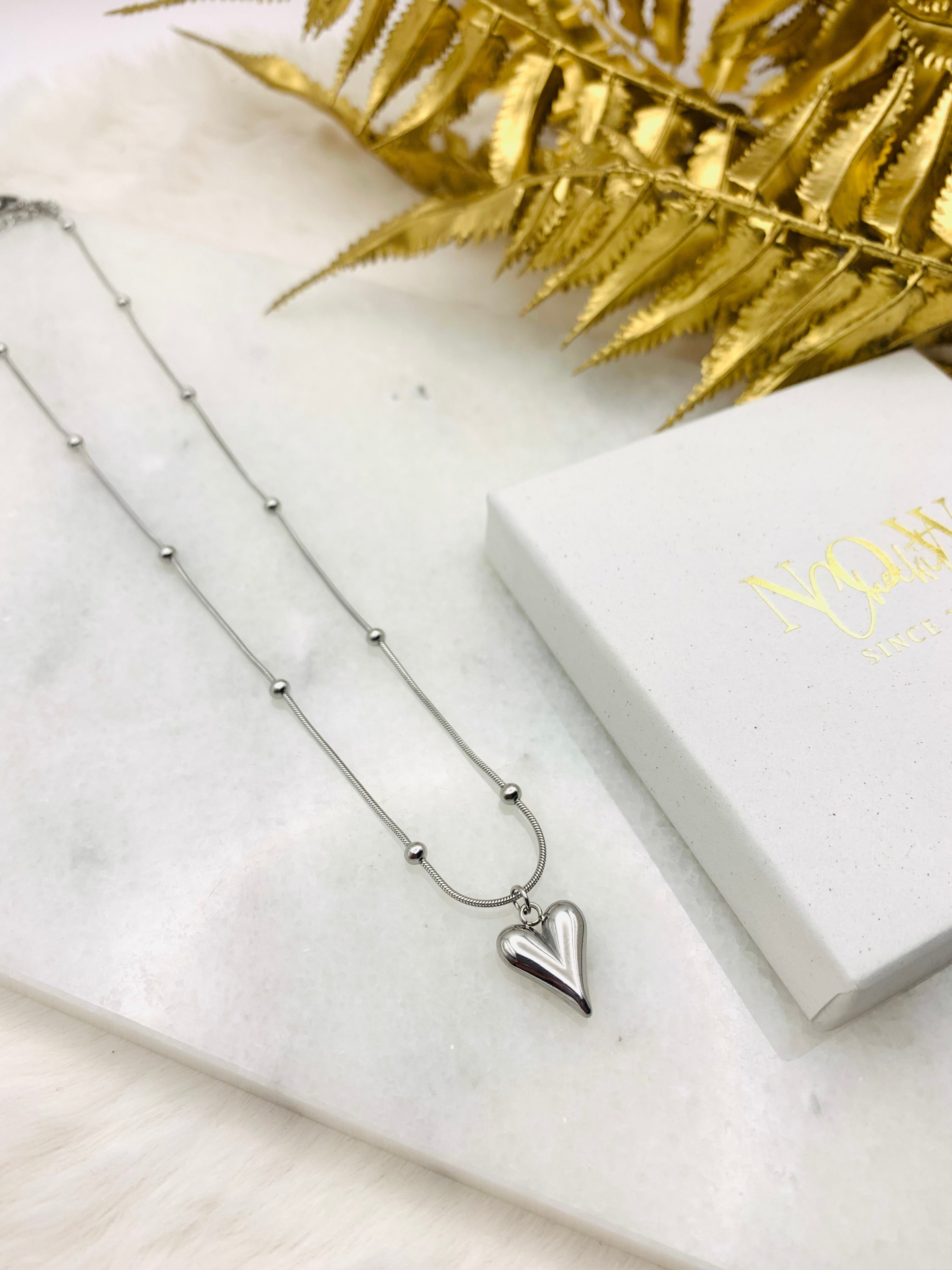 Hart Hanger Ketting | 925 Sterling Zilver