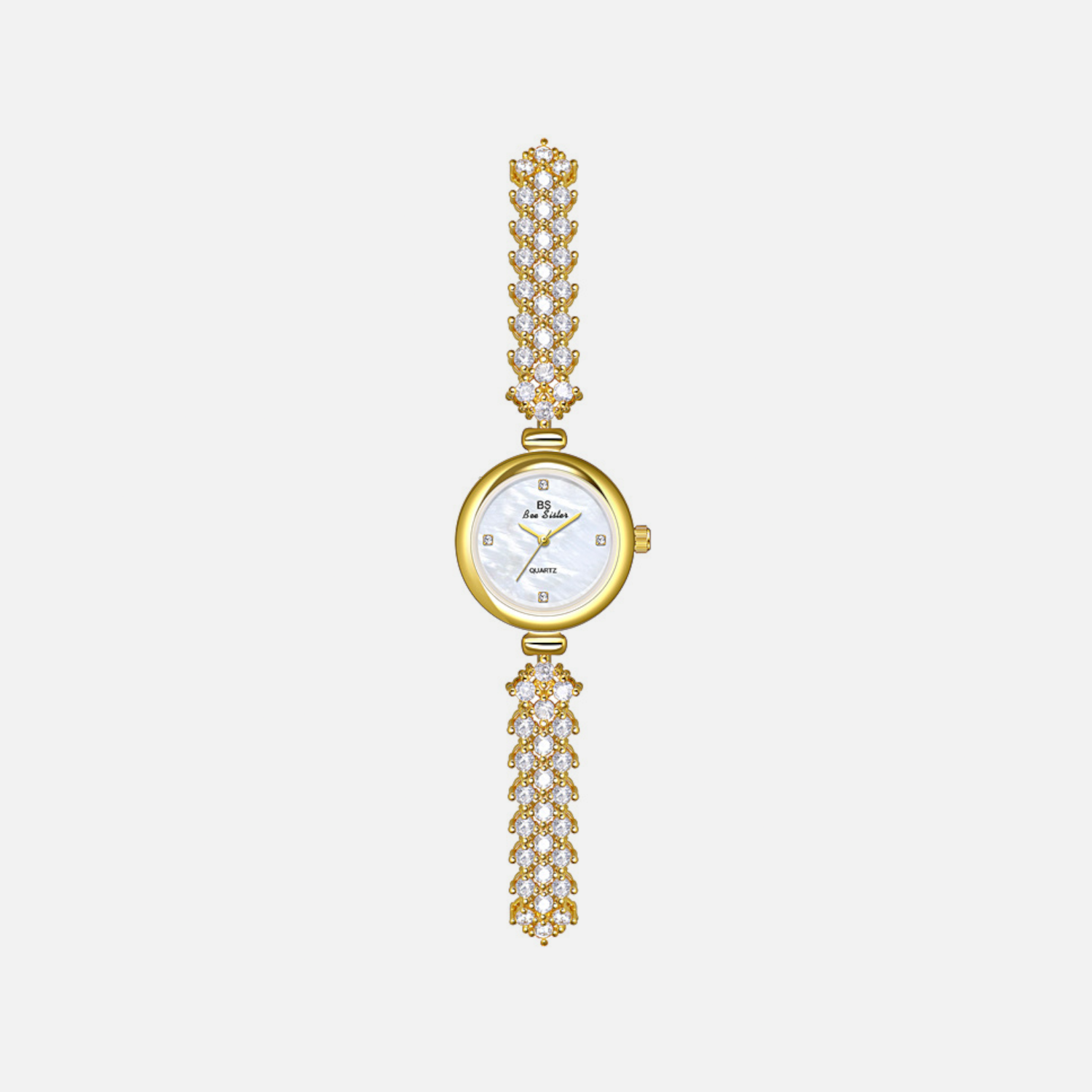Elegant Round Bracelet Watch | 925 Sterling Silver