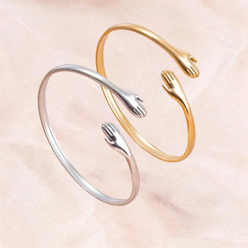 Bracelet câlin | Or plaqué 14K réglable