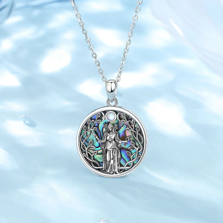 Collana di Ecate | Argento Sterling, Ipoallergenico, Gioiello Fantasy Mistico