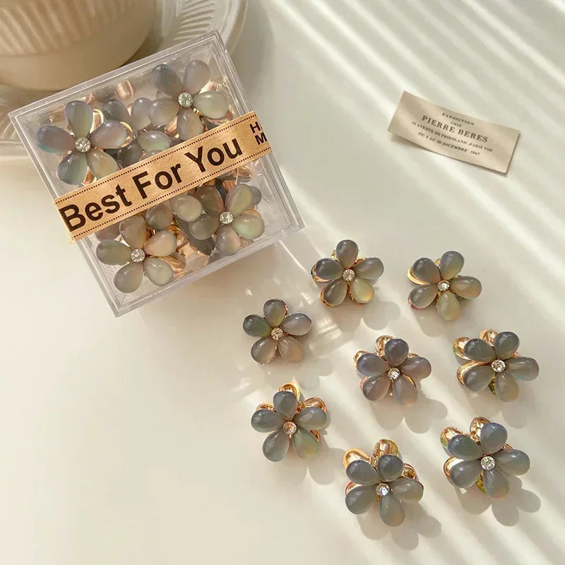 Elain's Hairpins Bloemen Haaraccessoires – Set van 10 stuks