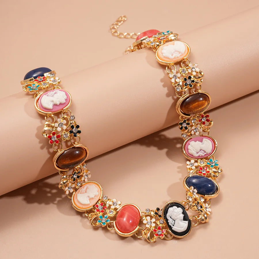 Ensemble de bijoux style baroque | Collier, bracelet et boucles d'oreilles, luxe et élégant