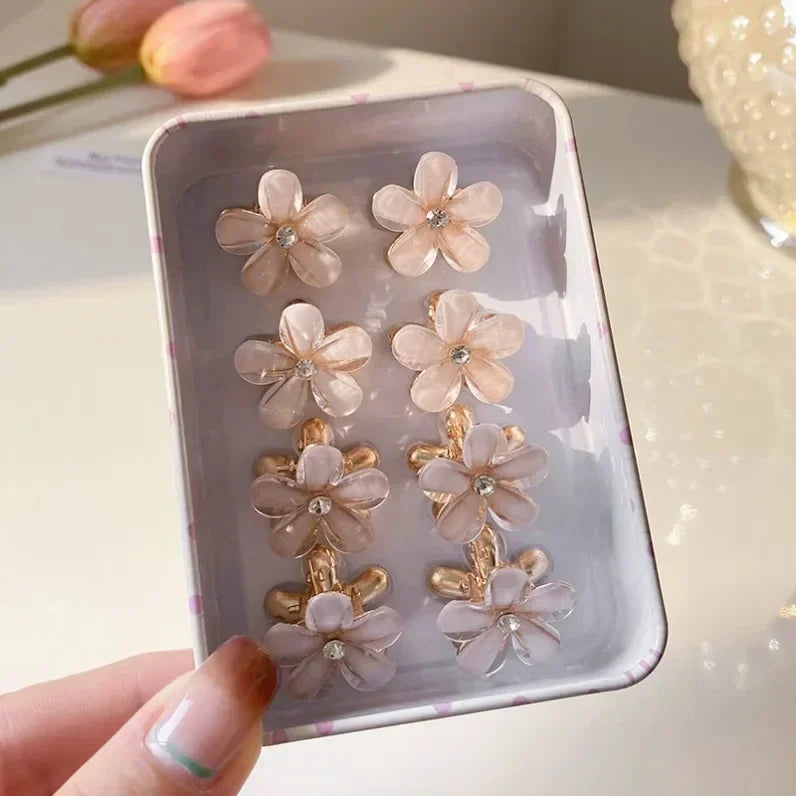 Elain's Hairpins Bloemen Haaraccessoires – Set van 10 stuks
