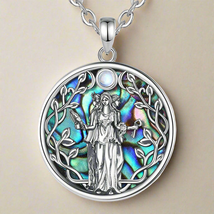 Collana di Ecate | Argento Sterling, Ipoallergenico, Gioiello Fantasy Mistico
