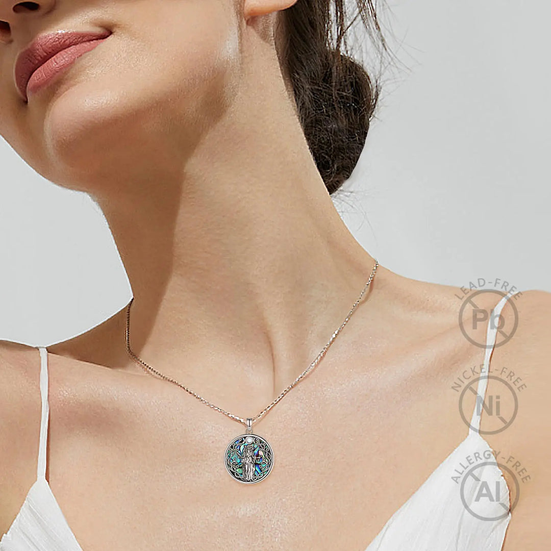 Collana di Ecate | Argento Sterling, Ipoallergenico, Gioiello Fantasy Mistico