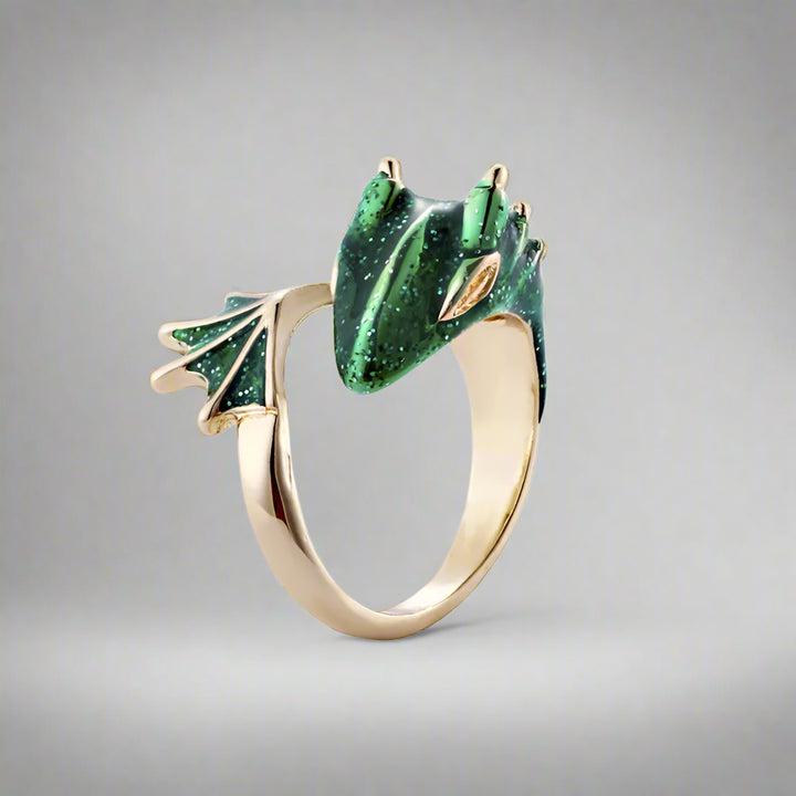 Bague Dragon en Cristaux Colorés | Bague Fantaisie Ajustable, Bijou de Luxe Statement