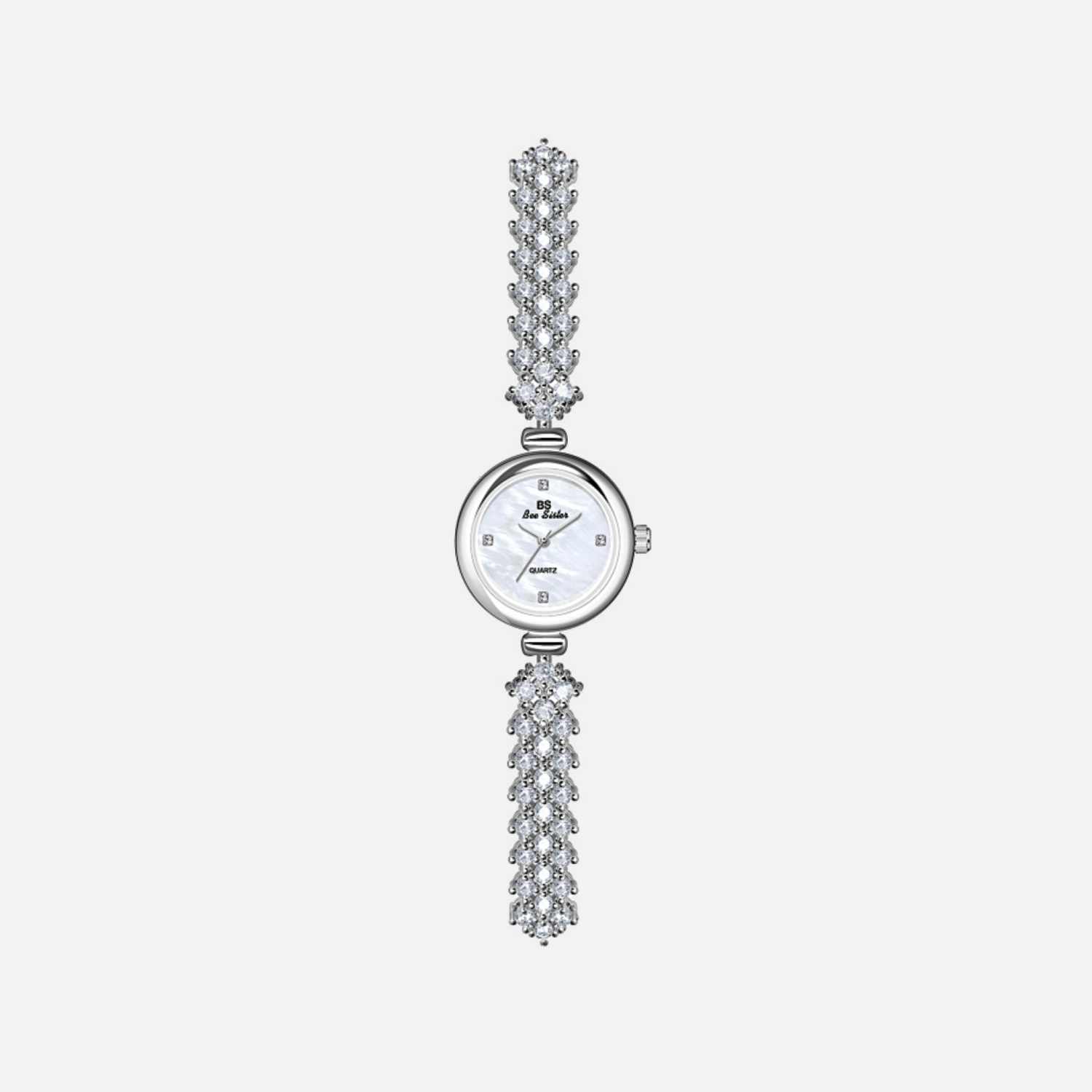 Elegant Round Bracelet Watch | 925 Sterling Silver