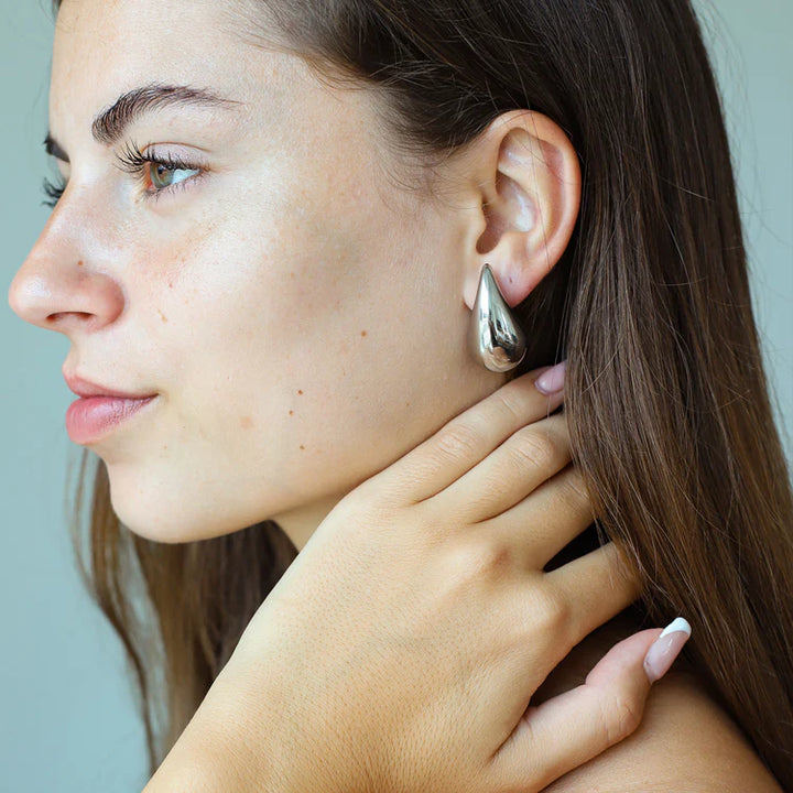 TEARDROP. oversized earrings