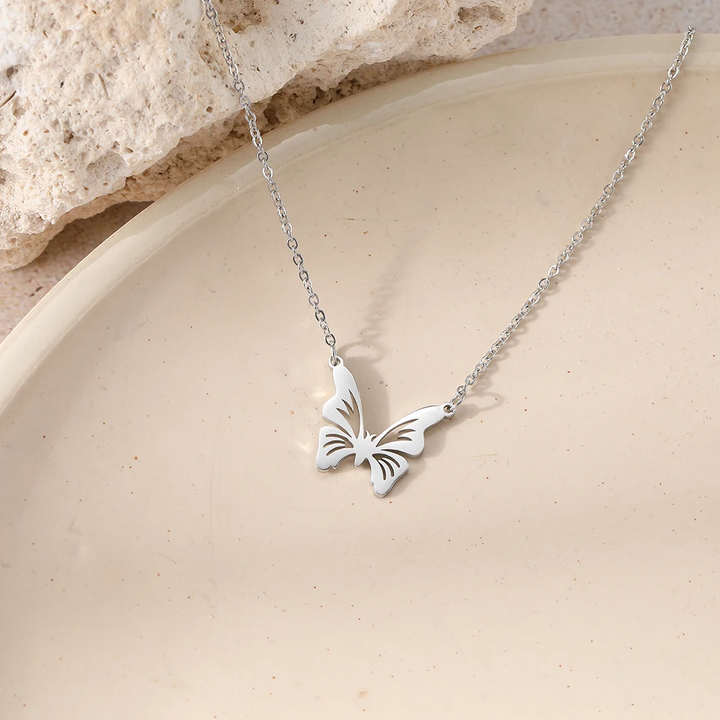 Ketting met Vlinderhanger | 925 Sterling Zilver