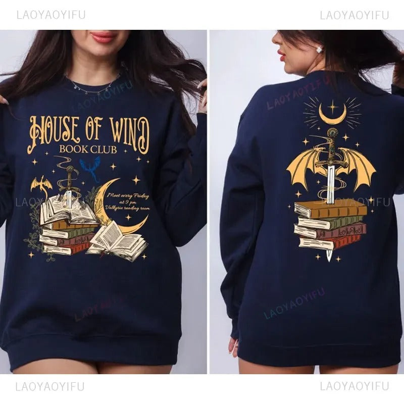 House of Wind Bookclub Sweatshirt Booktok Collection