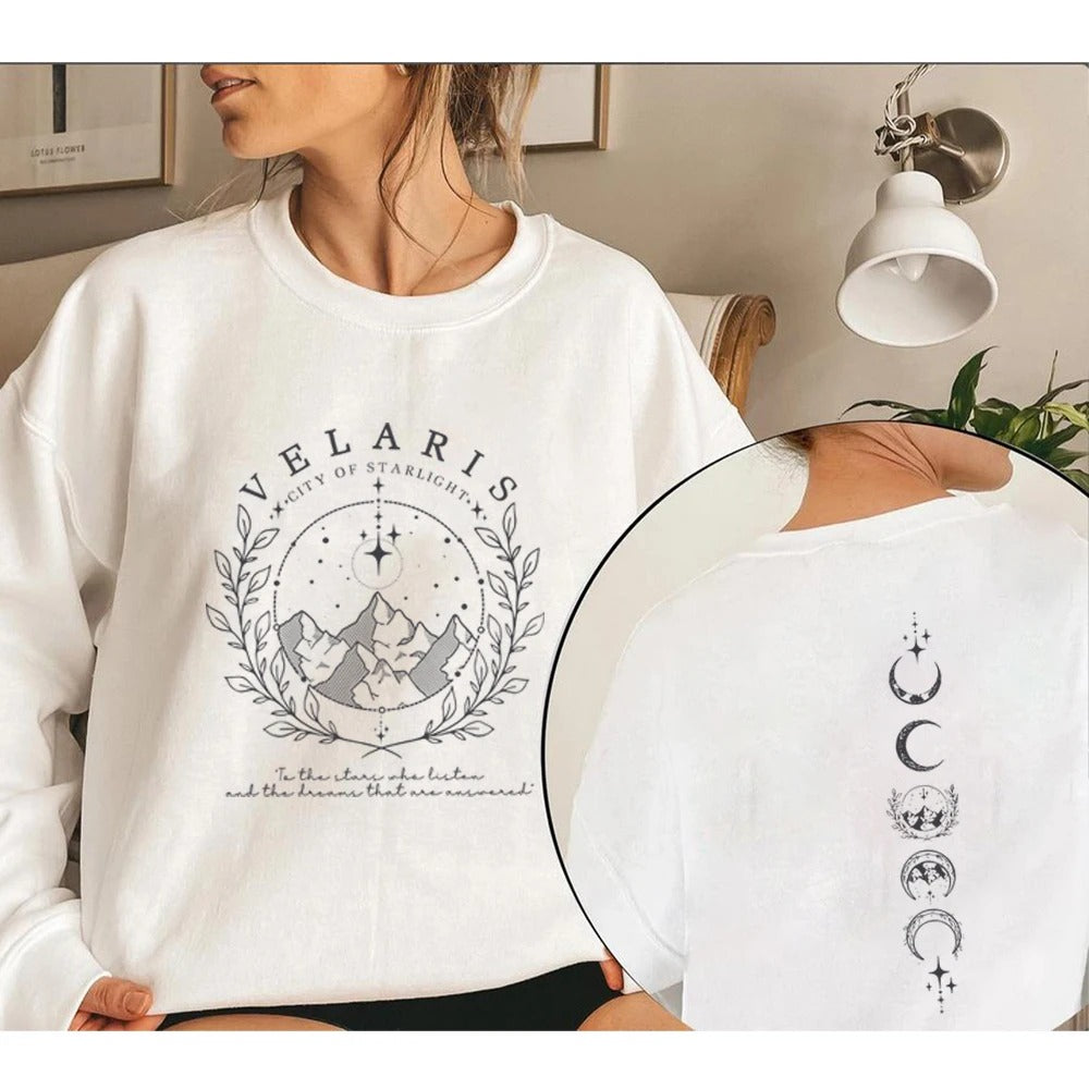 Velaris City Of Starlight Sweatshirt Back Design