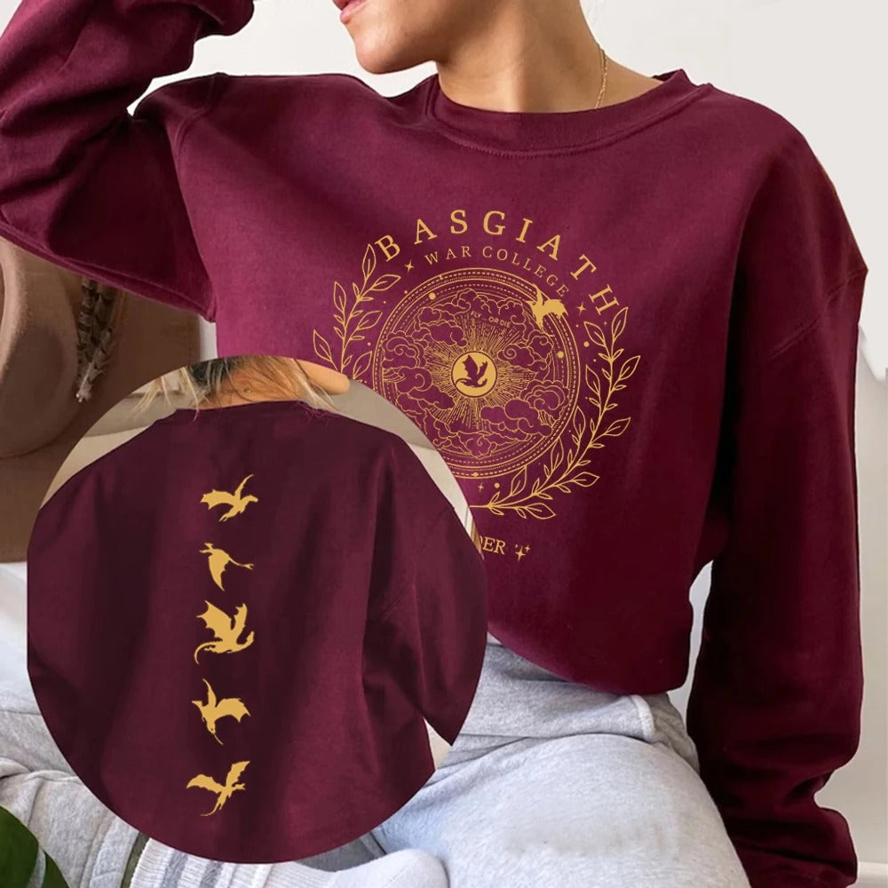 Basgiath War College Sweatshirt | Fourth Wing Merch