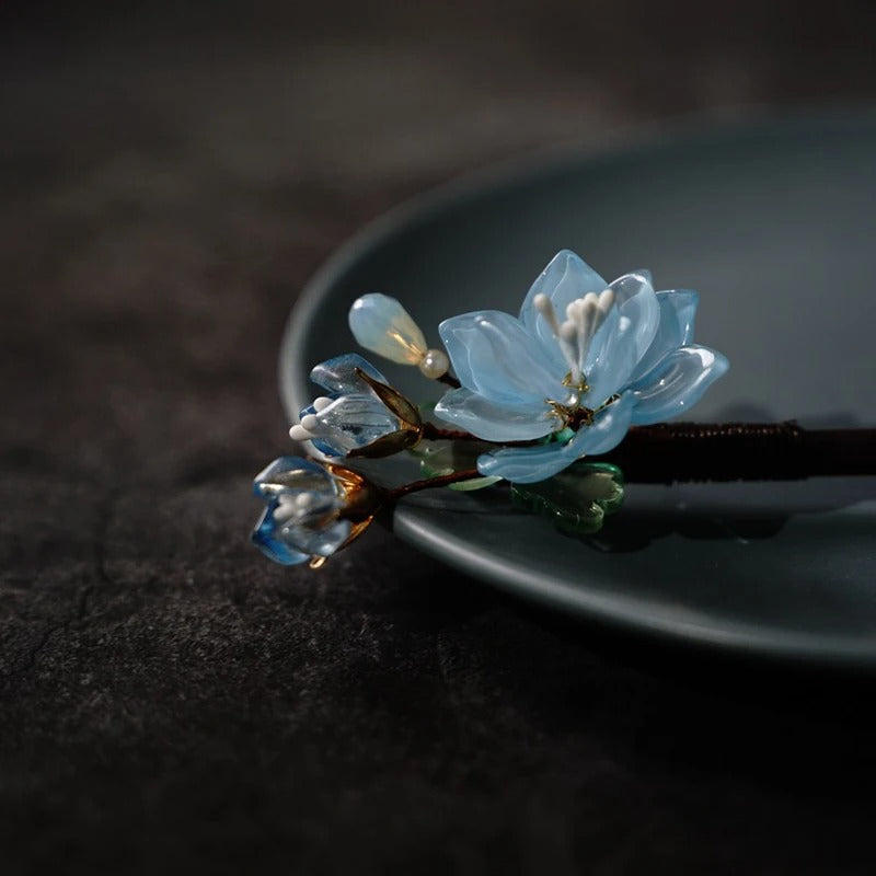 Original Chinese Blossom Hairpins | Tijdloze Elegantie