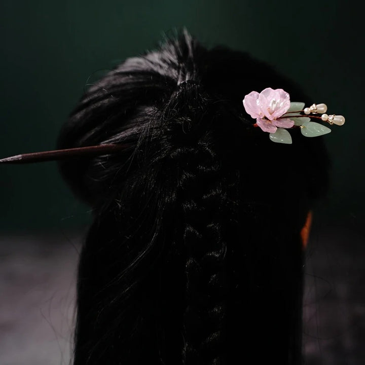 Original Chinese Blossom Hairpins | Tijdloze Elegantie