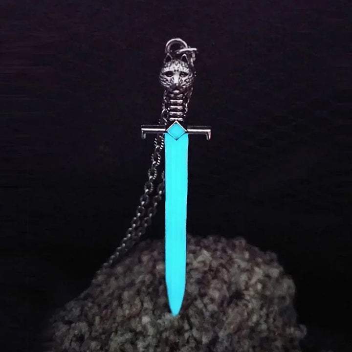 Moonlight Sword Necklace (Glow in the Dark) | Fantasy Collection