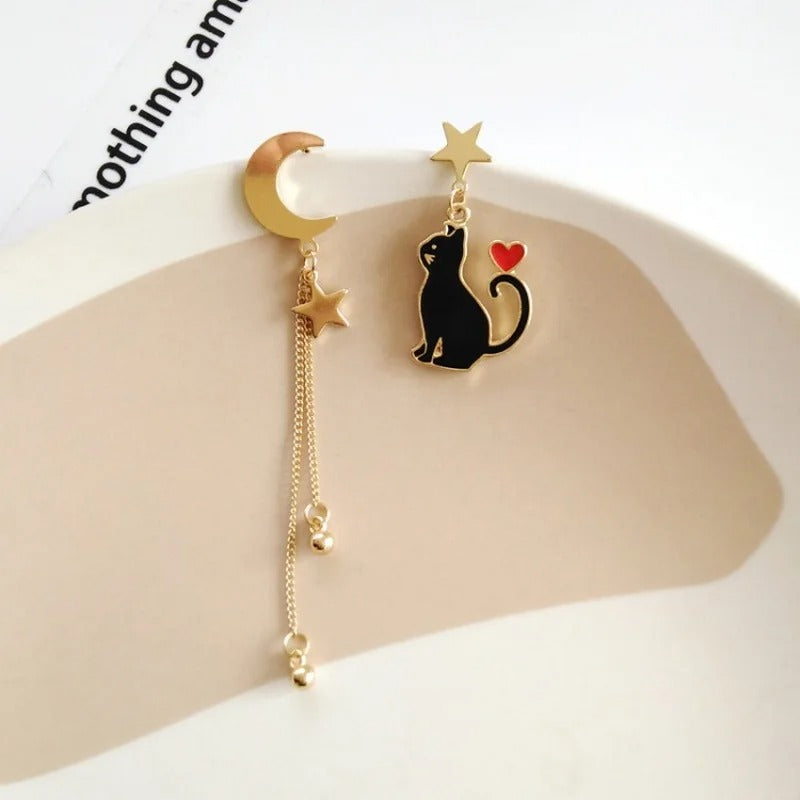 Asymmetrical Cute Pet Earrings Collection